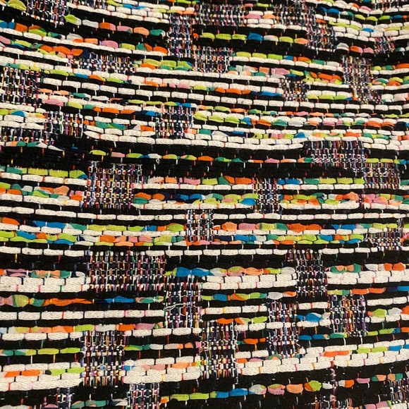 Ann Taylor fringe colorful skirt - Picture 3 of 4